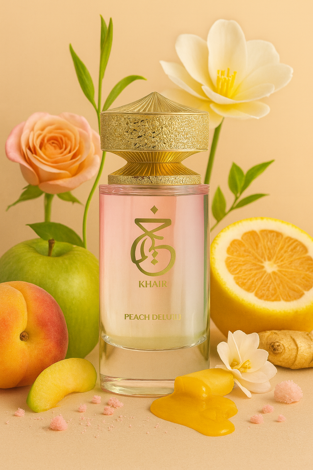 Peach deloulou