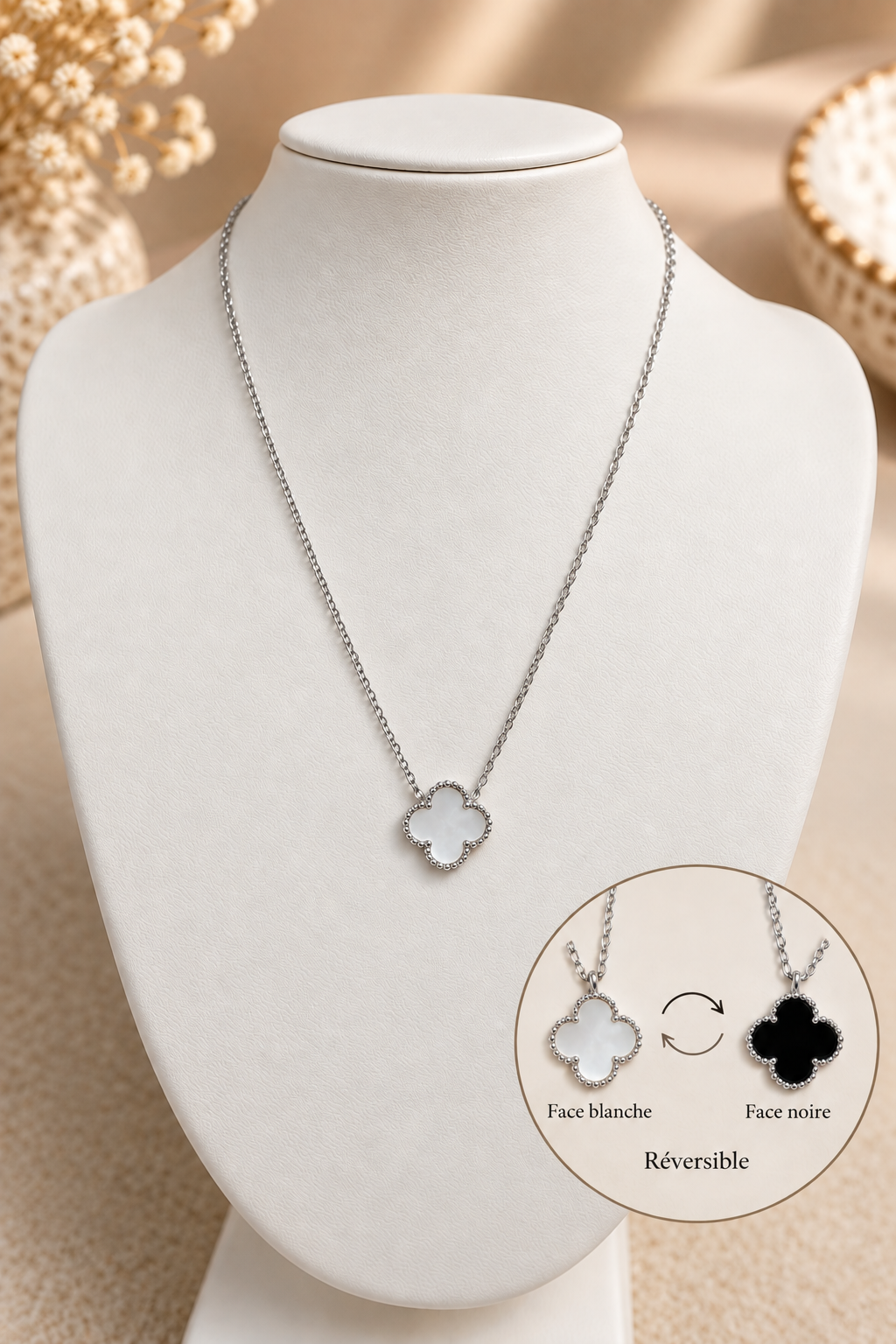 Collier boinia argent