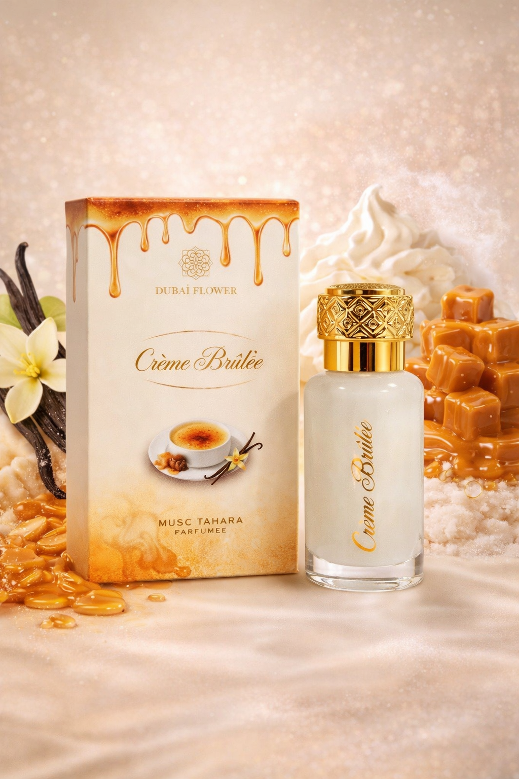 Musk crème brûlée