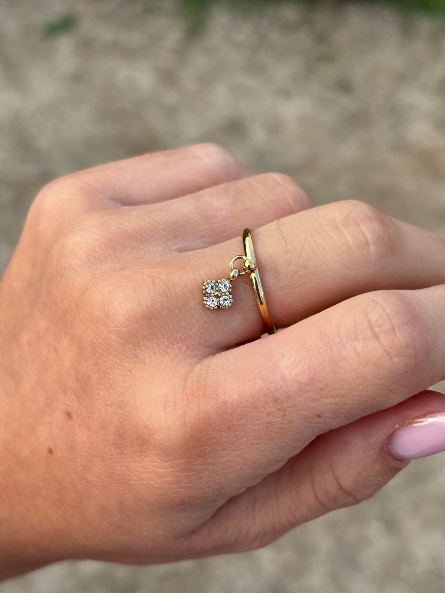 Bague trèfle