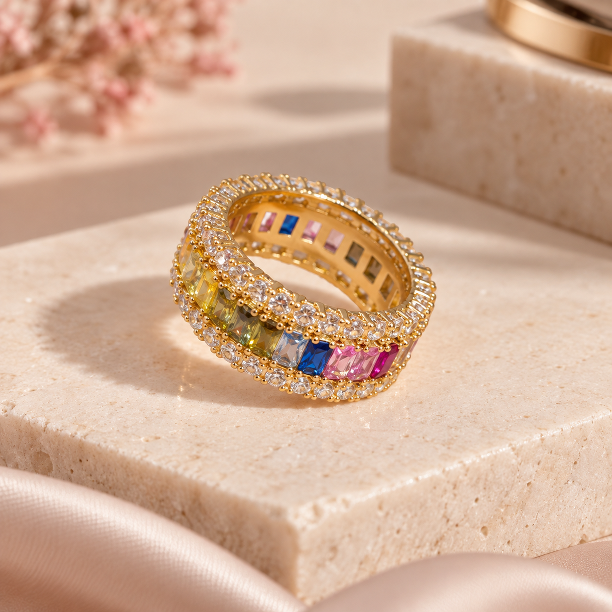 Bague rainbow